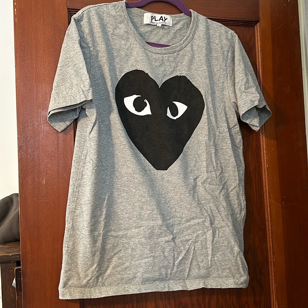 Commes Des Garçons Play T shirt Men’s L Grey